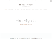 Tablet Screenshot of hiromiyoshi.com